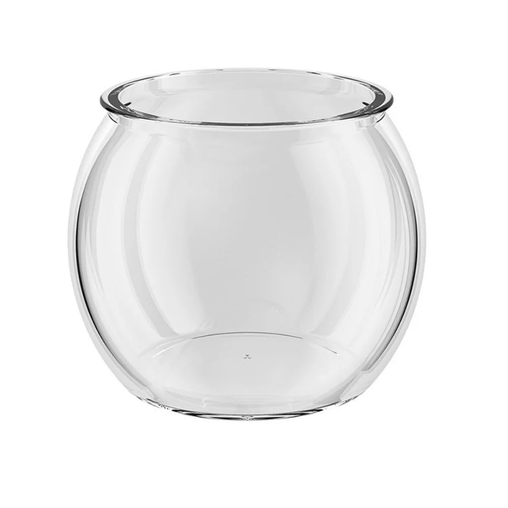 Ultra Clear Round Fish Bowl Goldfish Bowl Household Desktop Fish Tank 360-Degree View Shatterproof Fish Viewing Tank