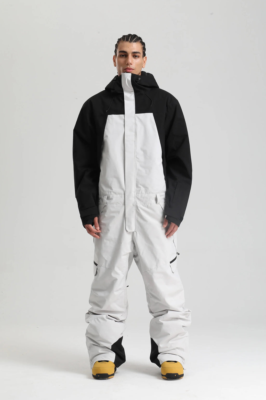 Gsou Snow 2025 Mono de esquí unisex - Traje de nieve térmico impermeable a prueba de viento de una pieza para parejas transpirables alpinas Equipo de nieve