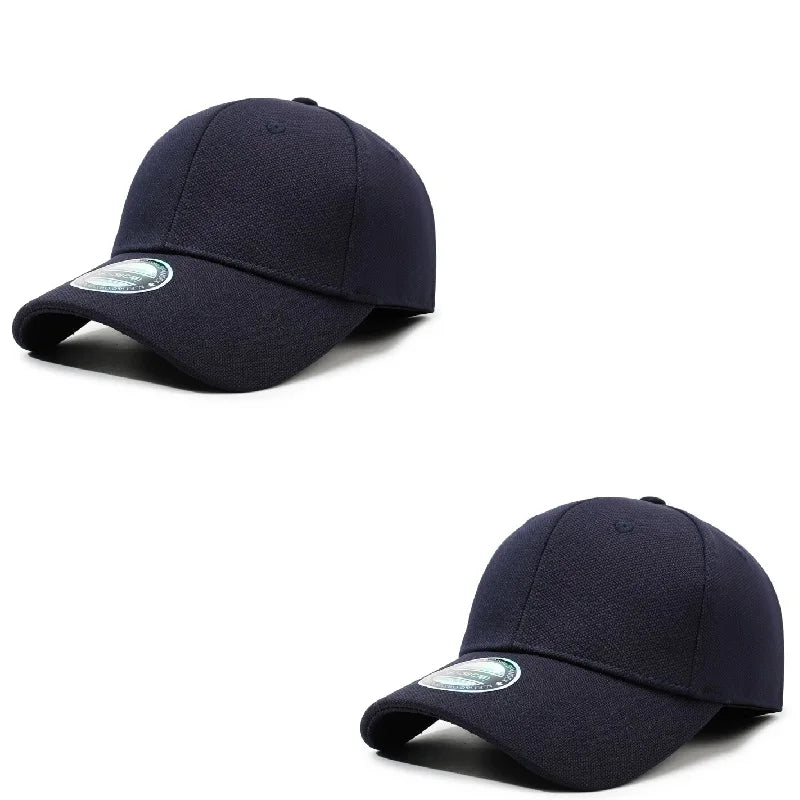 Gorras de béisbol cerradas para hombre y mujer, gorras para cabezas grandes y pequeñas, artículos de sombrerería de alta calidad