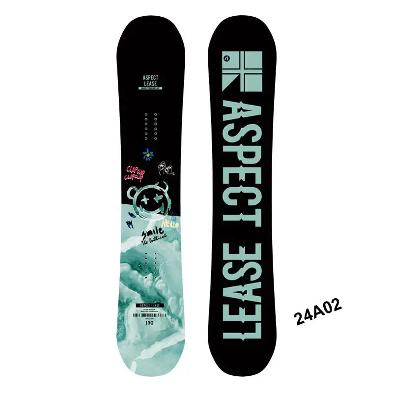Tabla de esquí profesional - Snowboard Freestyle All Mountain de 145 cm con base sinterizada y núcleo de madera