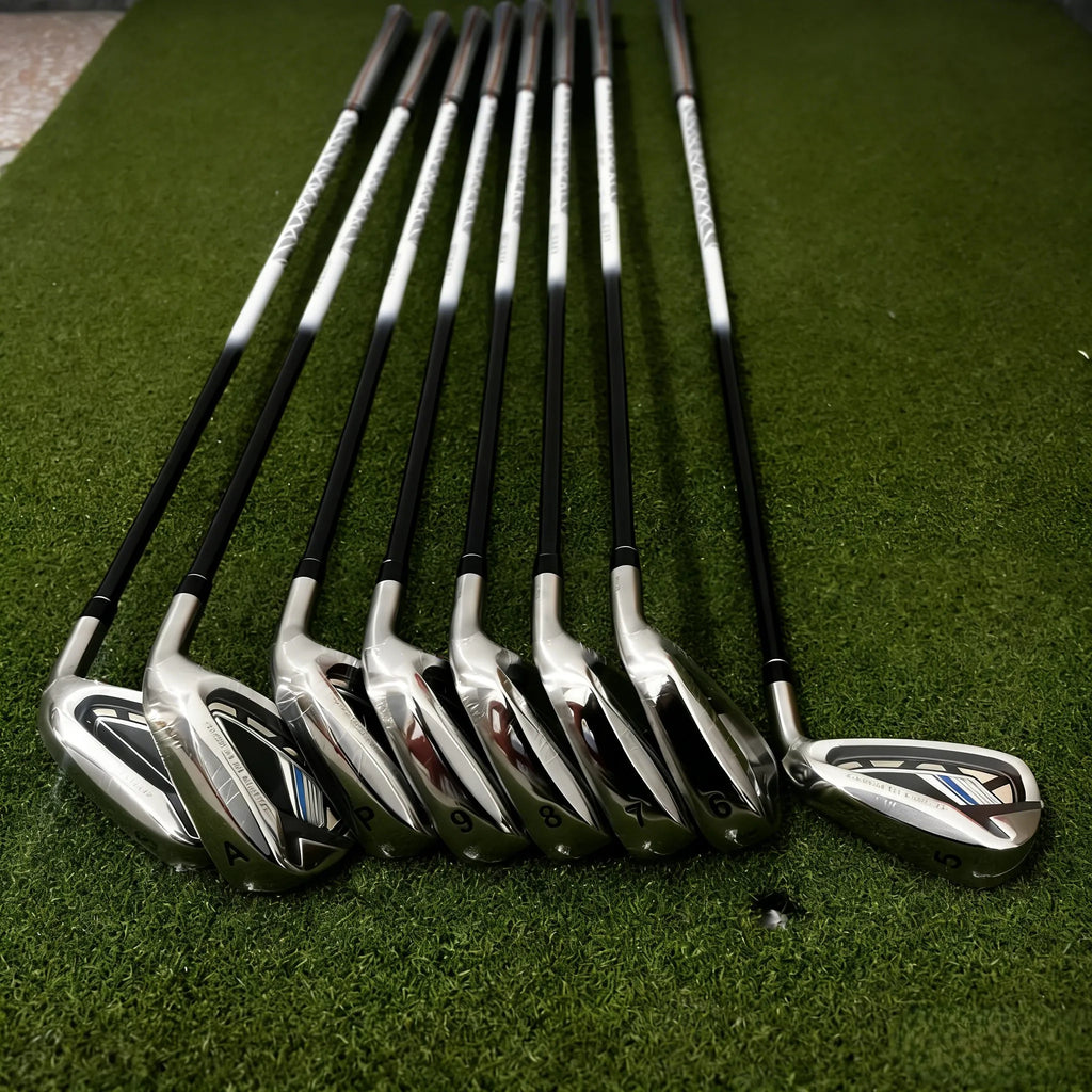 Juego de hierros de golf MP1200 para hombre, 5-9PAS (8 piezas), cubierta de cabeza de acero/grafito