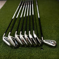 Juego de hierros de golf MP1200 para hombre, 5-9PAS (8 piezas), cubierta de cabeza de acero/grafito