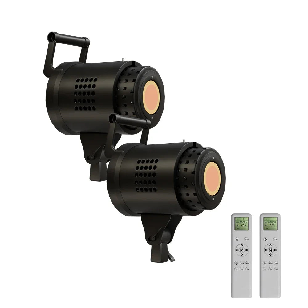 Lámpara LED de estudio para fotografía de 135 W, con sistema Bowens, para iluminación de video, con luz natural equilibrada, flash para retratos, accesorios de estudio, 3000-6000 K, 3 colores.