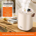 Nuevo humidificador de gran capacidad de 1L, humidificador USB de doble pulverización, silencioso, para dormitorio de bebé, humidificador purificador de aire para el hogar con luz LED