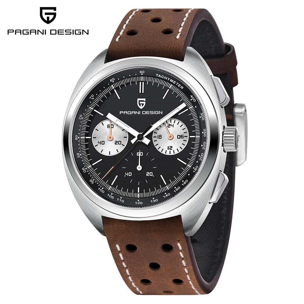 PAGANI DESIGN 2026 New Men's Watches Luxury Quartz Wrist Watch For Men Sapphire Speed Chronograph Retro Dial Clock Reloj Hombre