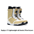 VECTOR Zapatos de Esquí Profesionales para Hombre y Mujer, Botas de Snowboard Cálidas e Impermeables, Botas de Nieve Transpirables de Cuero Antideslizantes