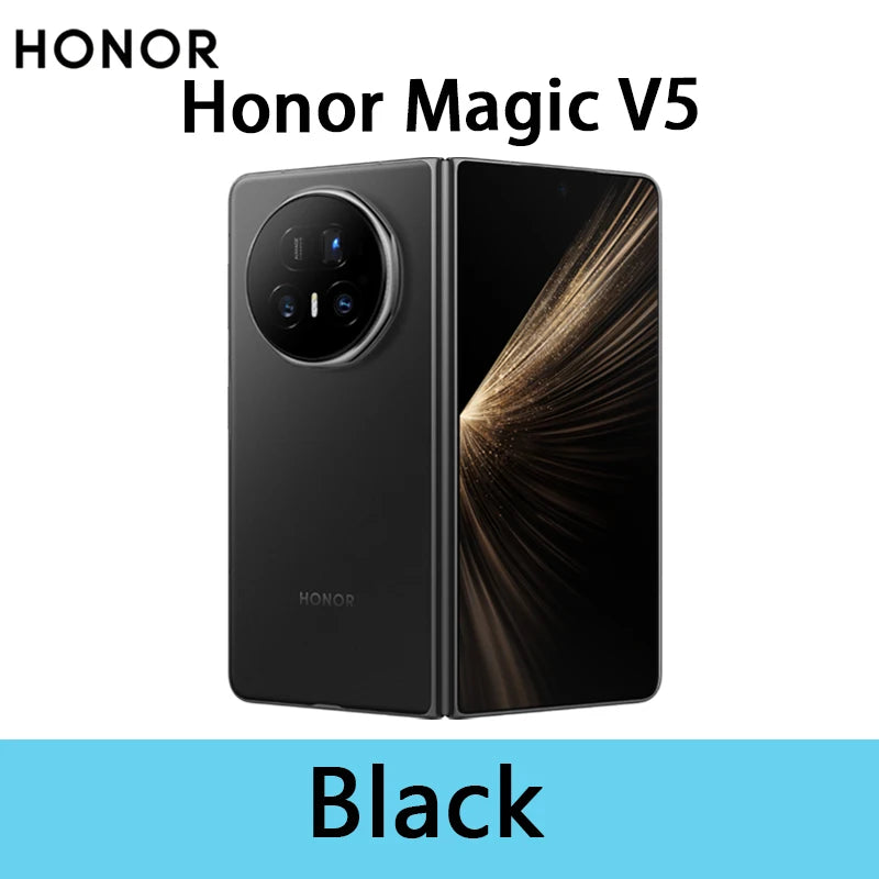 Smartphone HONOR Magic V5 Versión EU 5G Original, Pantalla OLED Dual HDR, Snapdragon 8 Elite, 5820mAh, 7.95", SuperCharge de 66W