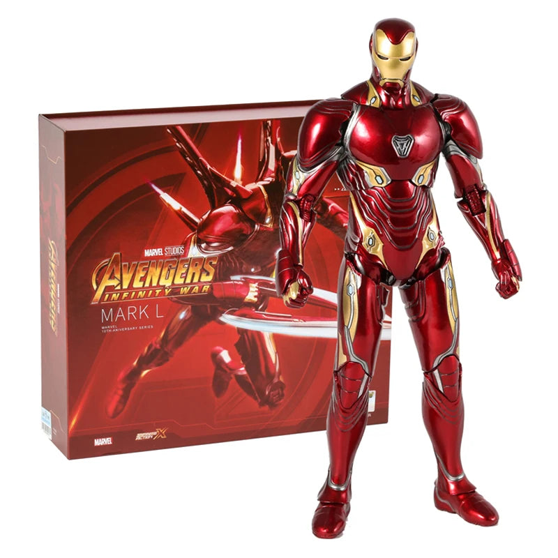 ZD Toys Iron Man 3 MK 22 24 35 41 47 figura de acción de PVC juguete de modelos coleccionables