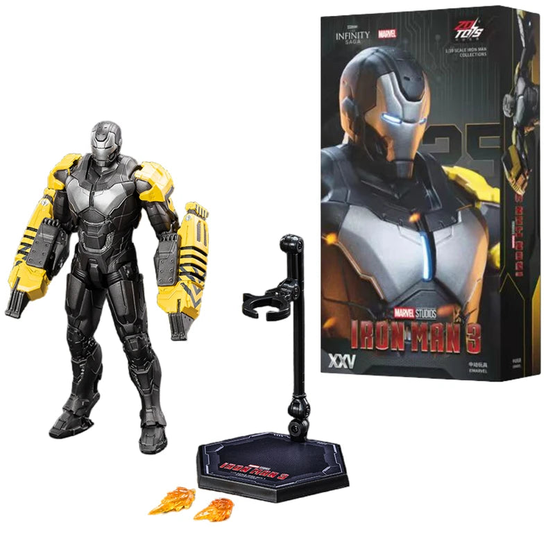 ZD Toys Los vengadores de Marvel Iron Man MK38 Igor MK37 Hammerhead MK12 Kingarts MK40 escopeta colección de figuras de acción regalo