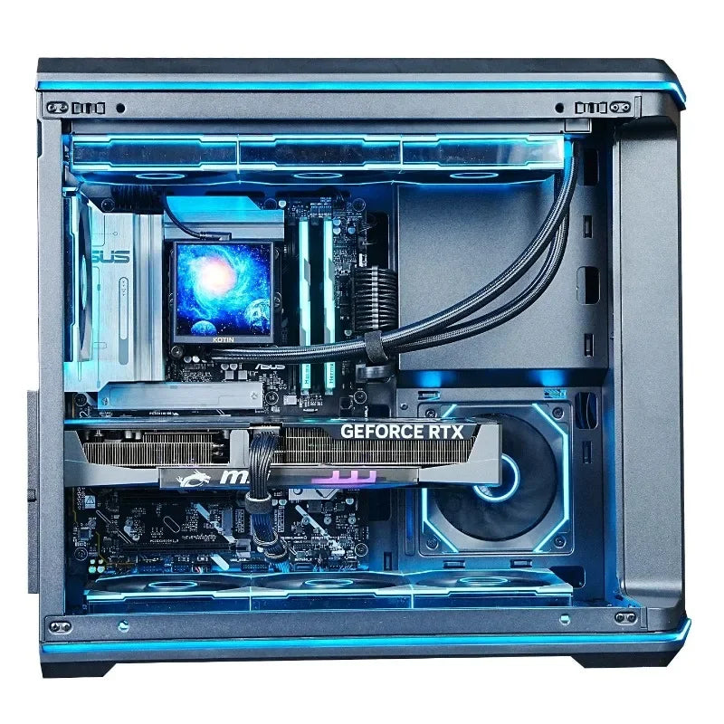 Máquina de escritorio i9 14900KF/Ultra 9 285K/RTX5070TI/5080, ordenador para juegos competitivos ensamblado por uno mismo.