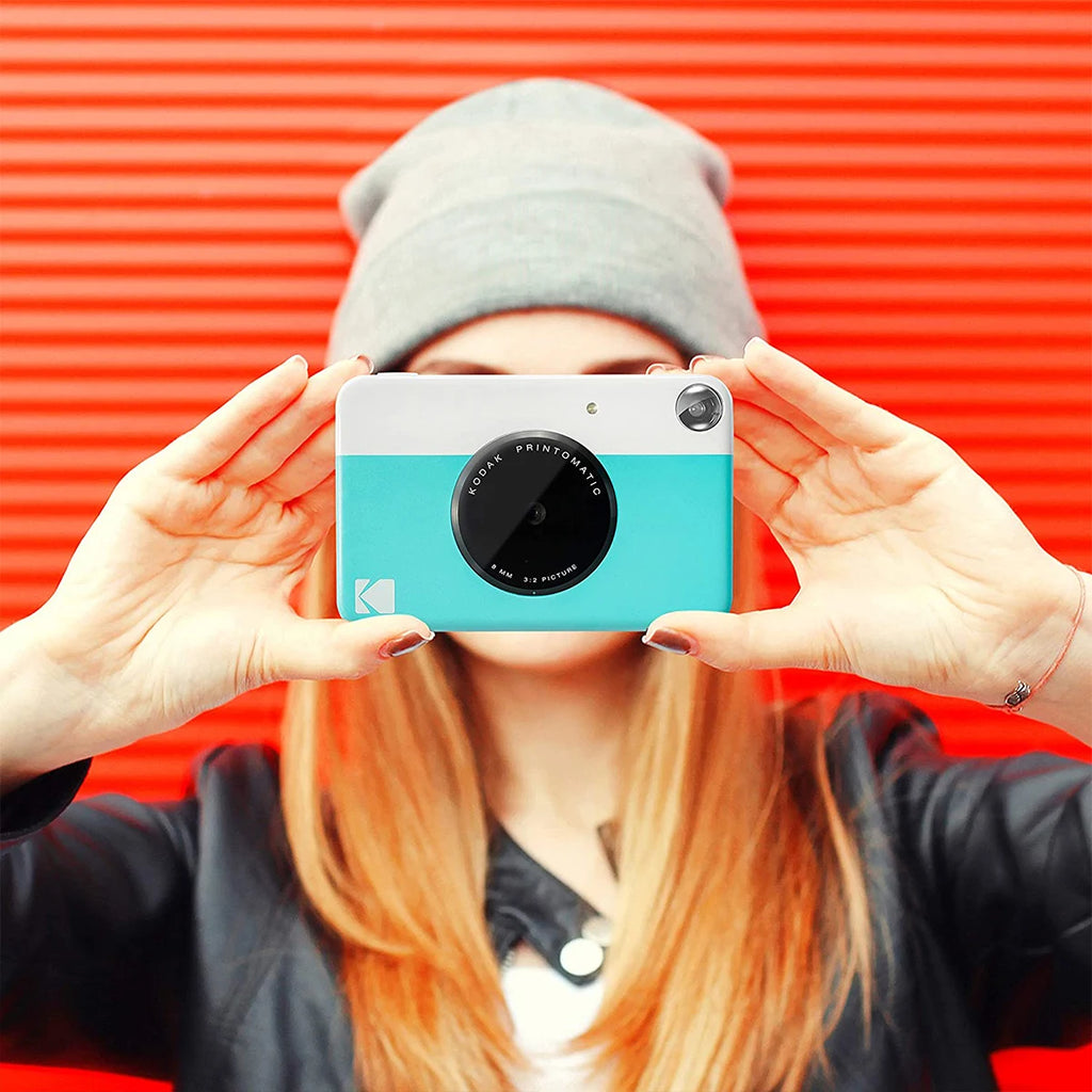 KODAK Printomatic nueva cámara de impresión instantánea Digital ZINK impresión sin tinta Color papel fotográfico impresión Flash + juego de 40 películas
