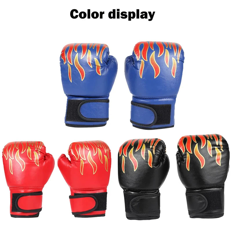 Guantes de boxeo de entrenamiento para niños, guantes de entrenamiento de boxeo, Taekwondo, combate, Fitness, equipo protector de boxeo de Arena para adultos