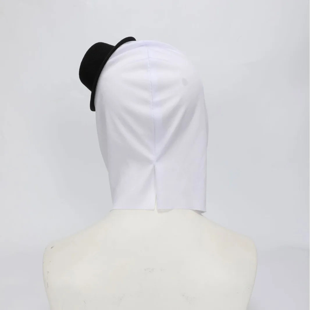 Espeluznante arte terrorífico la máscara de payaso Cosplay Horror Demon Killer Joker sombrero casco de látex fiesta de Halloween accesorios de disfraz Purim