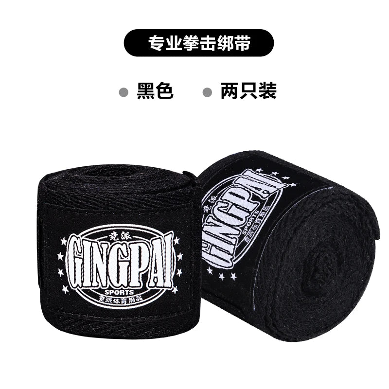 Vendaje de boxeo de algodón elástico, Protector de manos, envoltura de muñeca, banda de mano, Fitness, Sanda, Muay Thai, Karate, puño deportivo, 3/5M