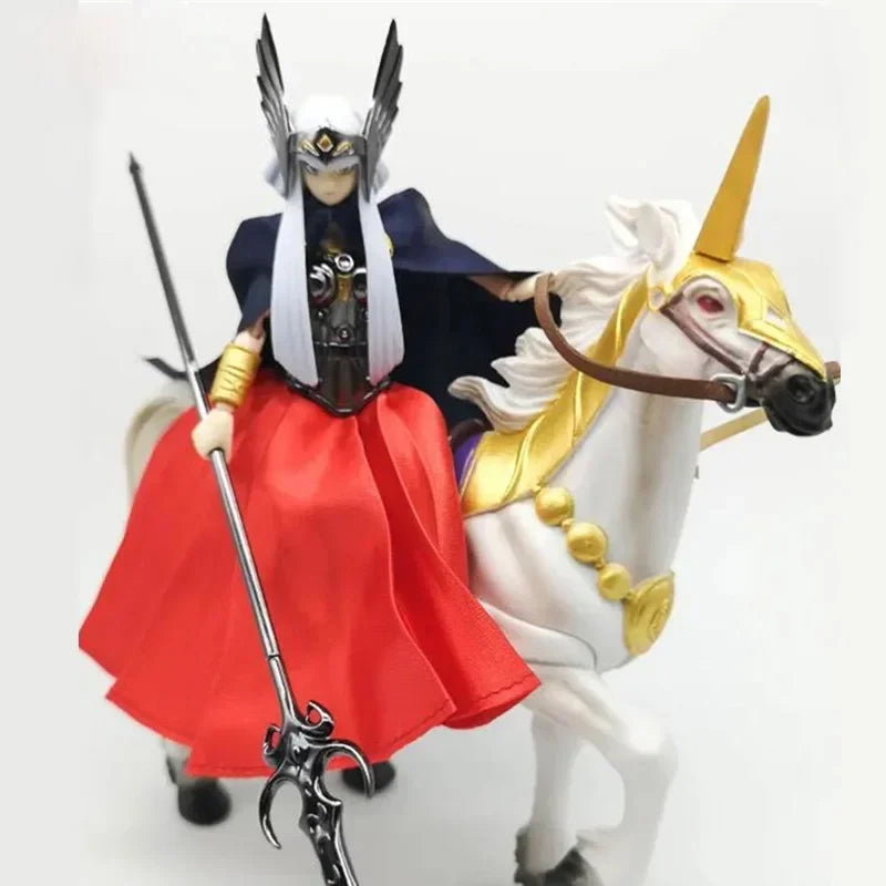 JM.MST Model Saint Seiya Myth Cloth EX Polaris Hilda Hiruda 2 Body/Dress White Horse Asgard Knights of the Zodiac Action Figure