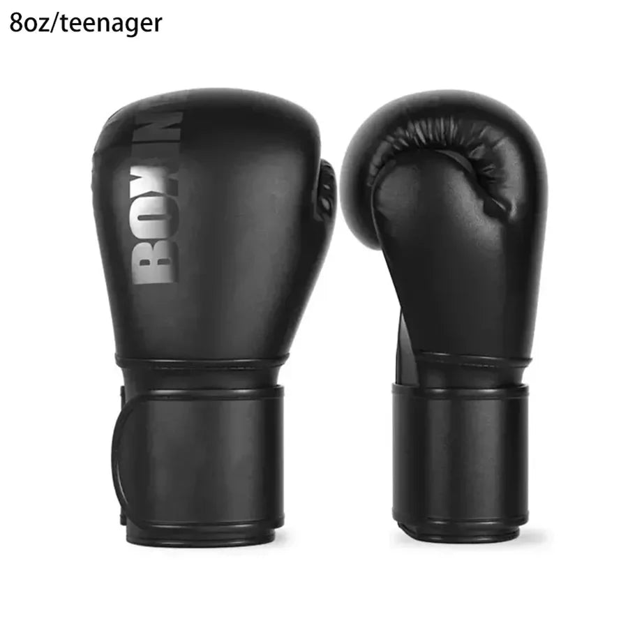 Guantes de boxeo profesionales de 12oz, adecuados para adultos, Mma, boxeo, Kickboxing, partición, Muay Thai, guantes de entrenamiento Sanda
