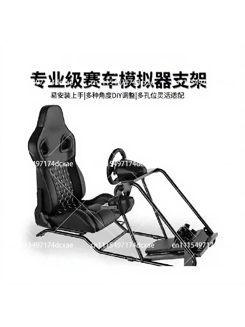 Volante de carreras con palanca de cambios, pedales y asiento para simulación, compatible con PS4, PS5 y PC Gaming