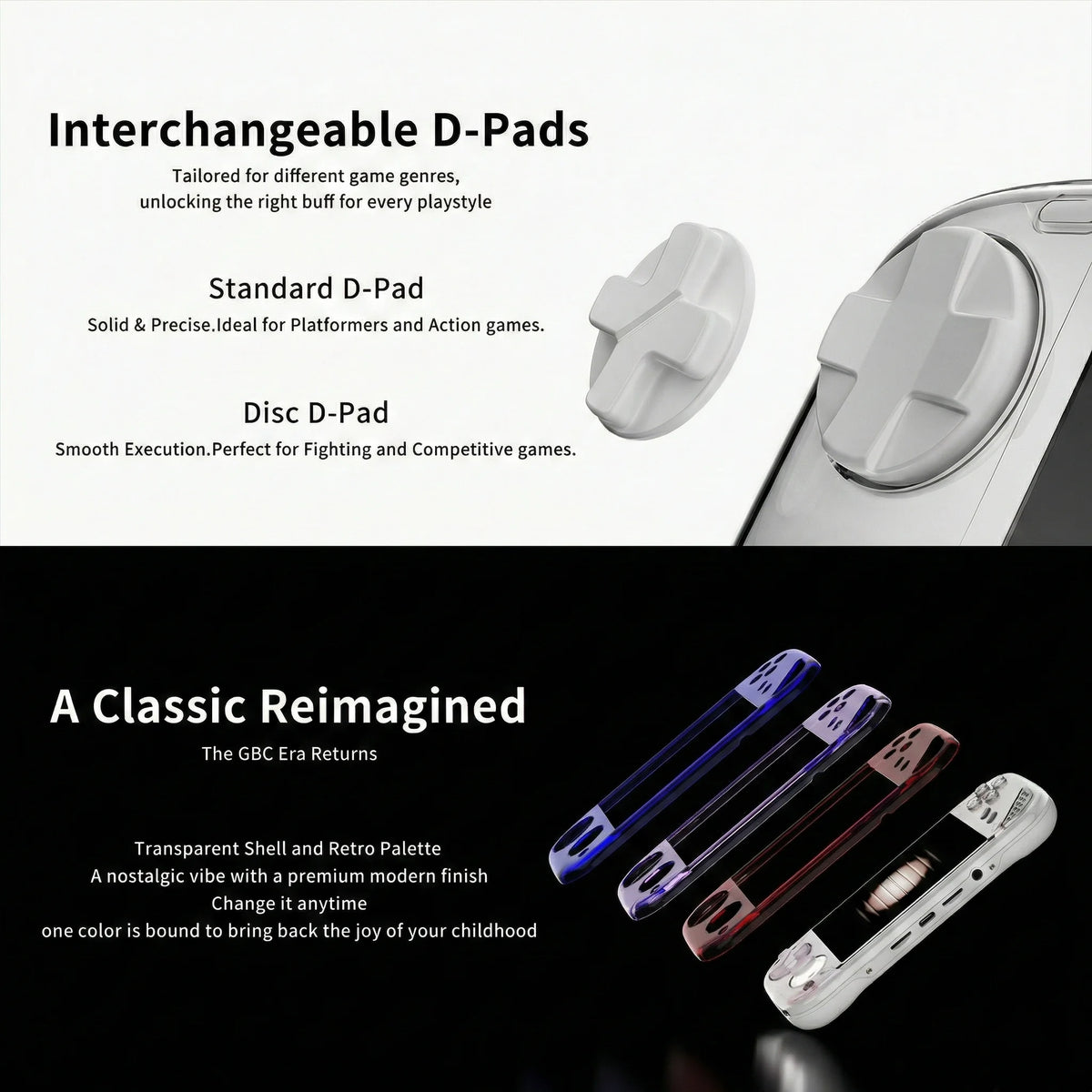 Consola de juegos portátil MINILOONG POCKET 1, pantalla IPS de 4'', salida HD, sistemas de código abierto, actualizaciones OTA, sistema operativo LOONG, nueva consola POCKET1