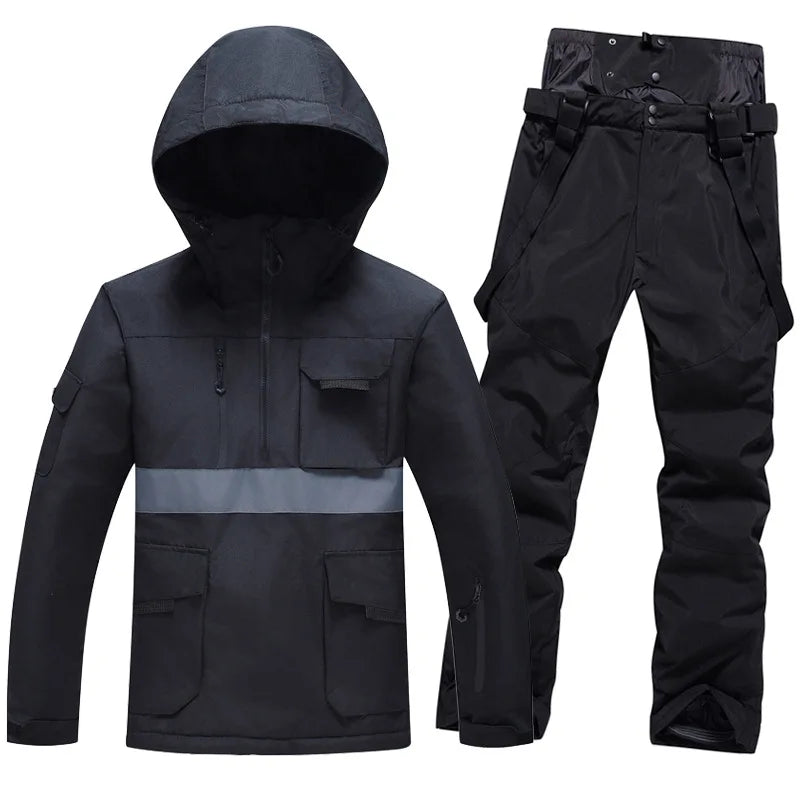 Traje de Esquí Profesional 2026, para Hombre y Mujer, Resistente al Viento y al Agua, para Tabla Individual y Doble