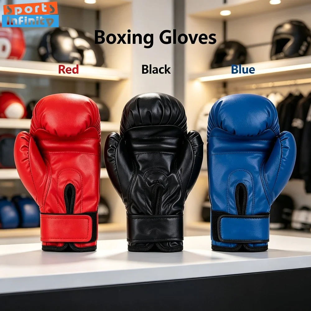 Guantes de Boxeo para Adultos, Guantes de Entrenamiento Unisex para Sacos de Boxeo, Sparring y Entrenamiento