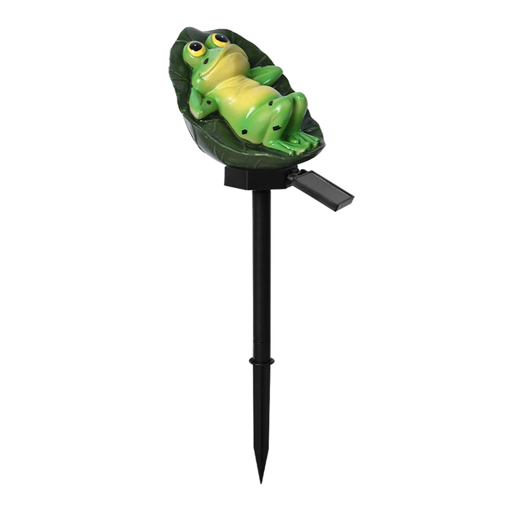 1pcs New Solar Outdoor Lights, Courtyard Park Corridors, Ambient Lights, Garden Decoration, Lawn Landscaping, Lawn Frog Lights