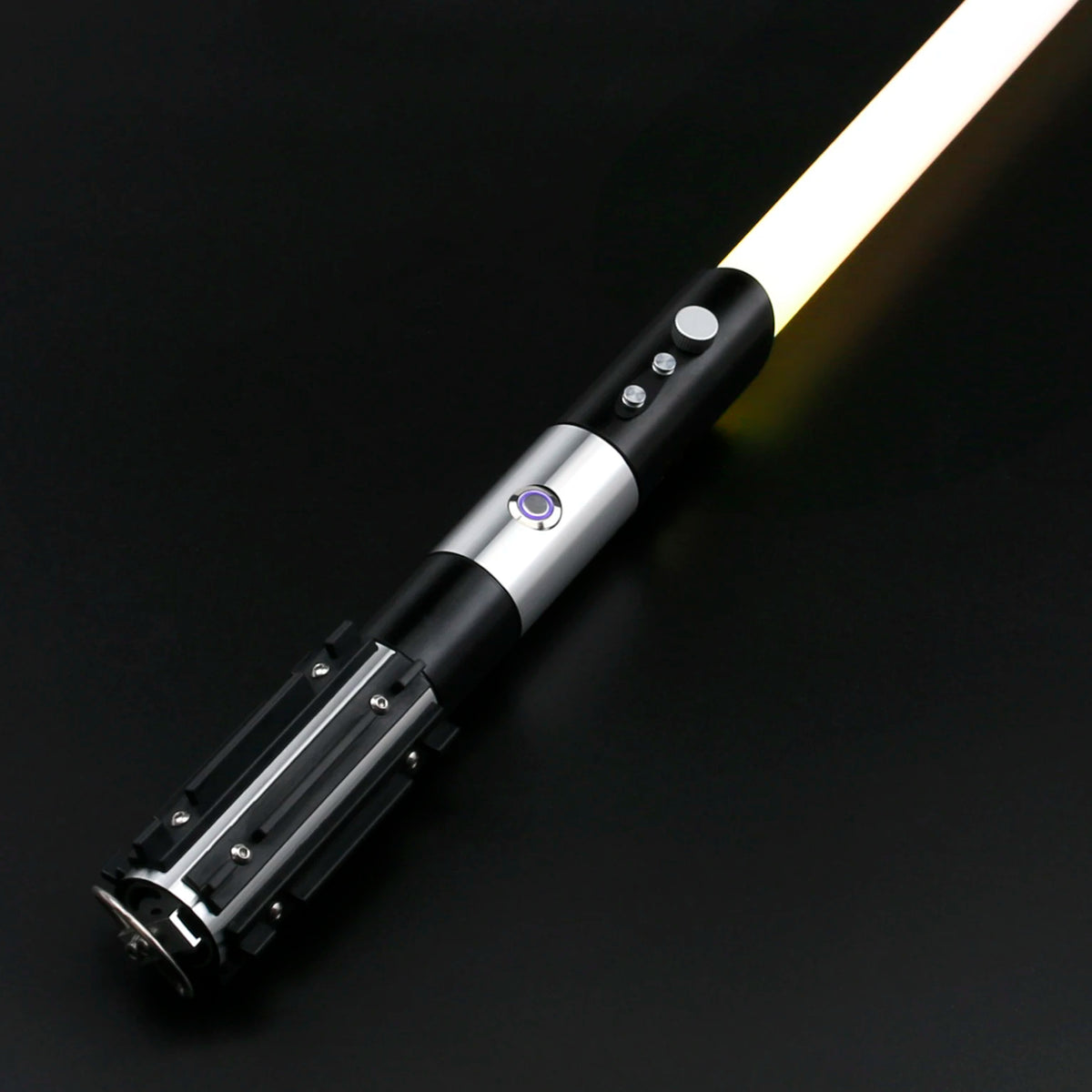 TXQSABER Lightsaber Heavy Dueling Series SDRGB Pxiel Light Saber Blaster FOC Smooth Swing Metal Hilt Jedi Light sword Adult Toys