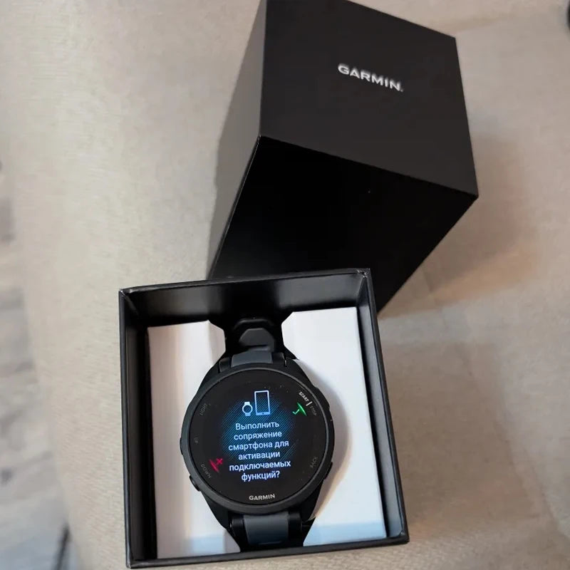 Reloj deportivo inteligente Garmin Forerunner 165 estilo básico, pantalla AMOLED de 1,2 pulgadas, GPS, compatible con múltiples idiomas