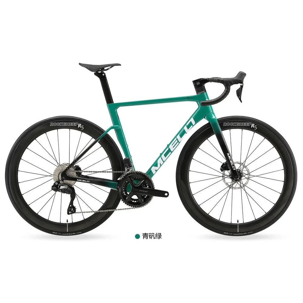 F, bicicleta de carretera YUZHE V2 Fleet de alta gama, ultraligera de 7,5 kg, 105 Di2 R7170-24S, fibra de carbono T800, freno de disco hidráulico, 700*28C