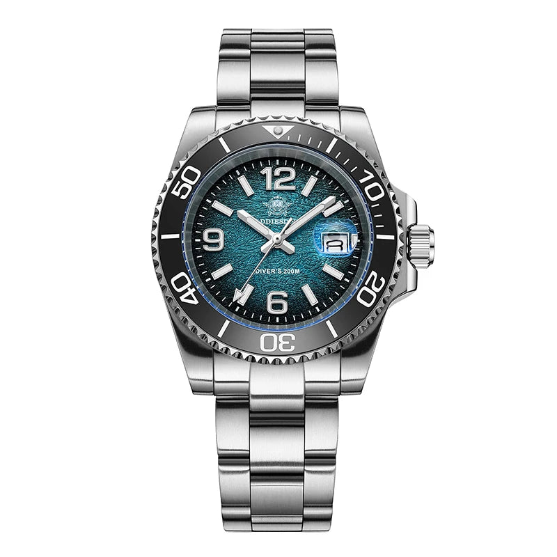 ADDIESDIVE 2026 Nuevo Reloj de Buceo 41mm Reloj de Pulsera de Cuarzo para Hombre de Primera Marca Ocio Acero Inoxidable 316L Luminoso Impermeable 200m