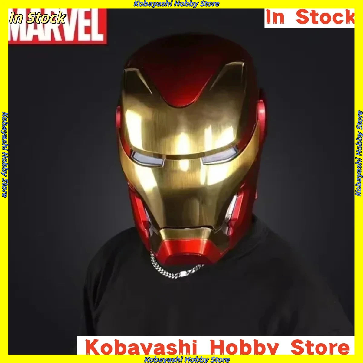 En Stock, Casco Transformable de Iron Man MK50 de Marvel, Escala 1:1, Réplica para Cosplay, Artículo Coleccionable Auténtico, Regalo