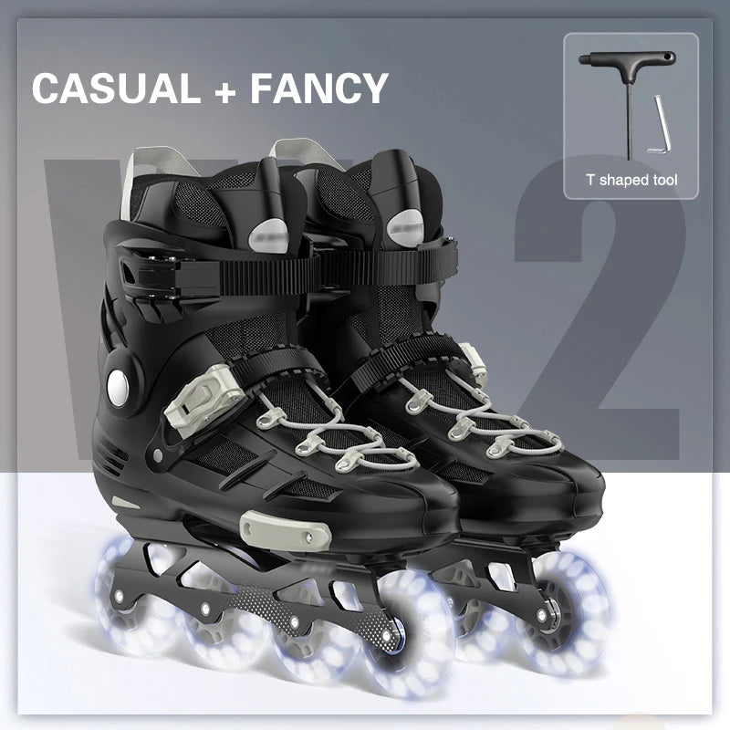 Patines Profesionales para Hombre y Mujer, Patines en Línea de Carreras, Patines de Ruedas, Patinaje sobre Ruedas