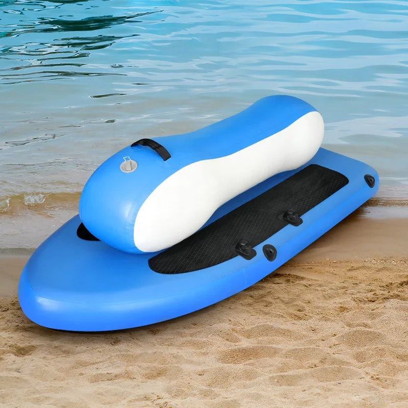 Moto Acuática Inflable Eléctrica, Bote a Motor Flotante Portátil DWF