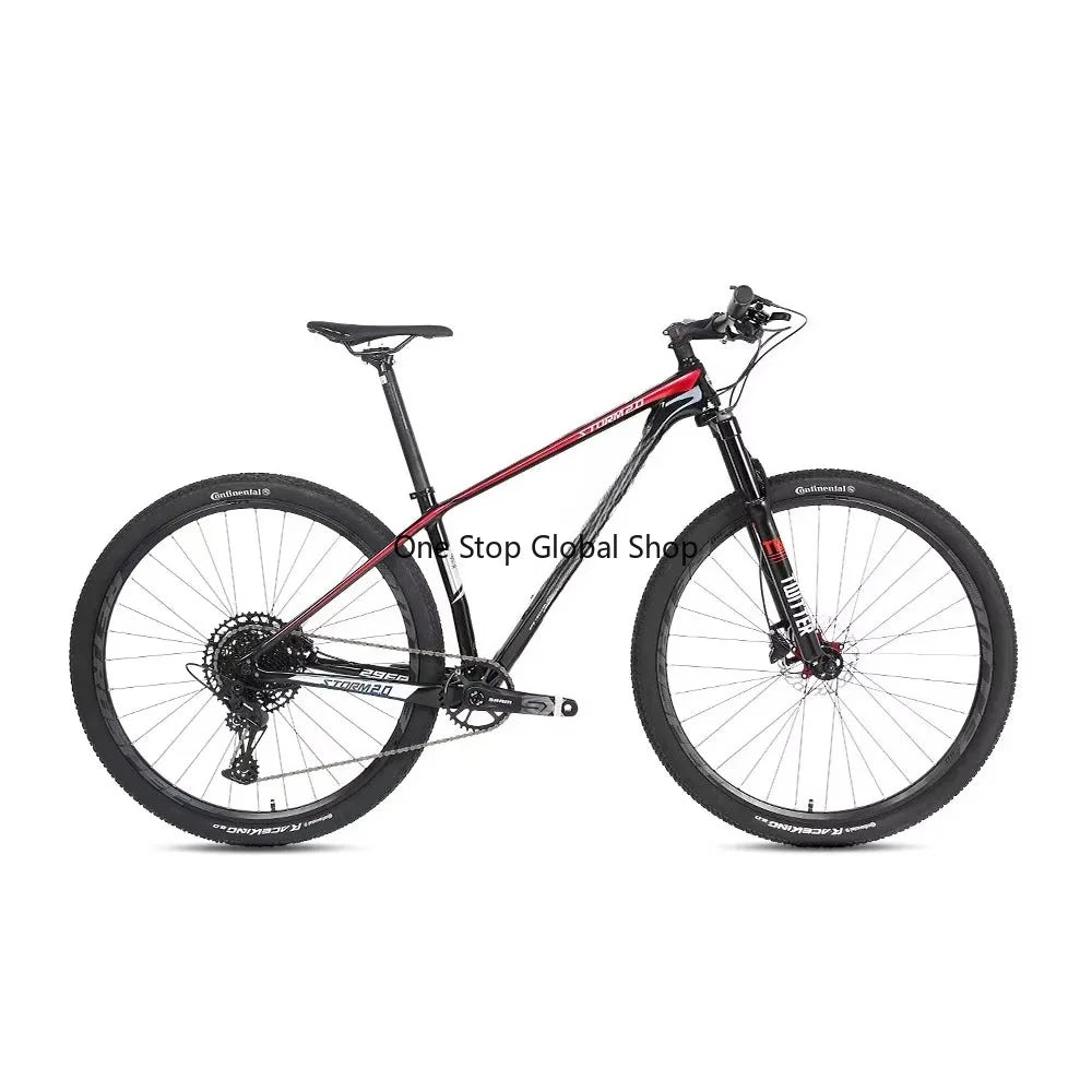 Bicicleta de montaña 29er de fibra de carbono 2.0 SX 12S, color azul, unisex, cómoda, 24*15, 12 velocidades, aleación de aluminio, cables internos.