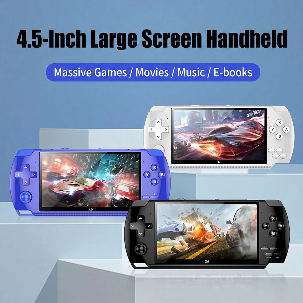 Retro Handheld Game Console 4.5 Inch IPS Screen Linux System Portable Game Device Pocket Handheld Game Player Built-in Classic G