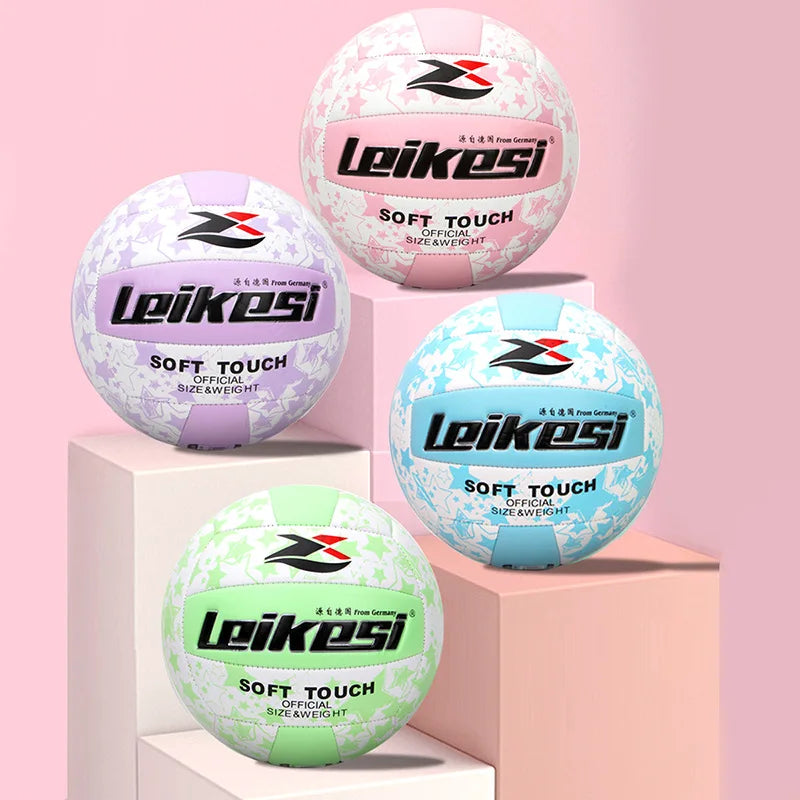 Voleibol de costura de tamaño 5, pelota de juego de entrenamiento en grupo profesional, duradera, alta elasticidad, suave, para playa, al aire libre, regalos