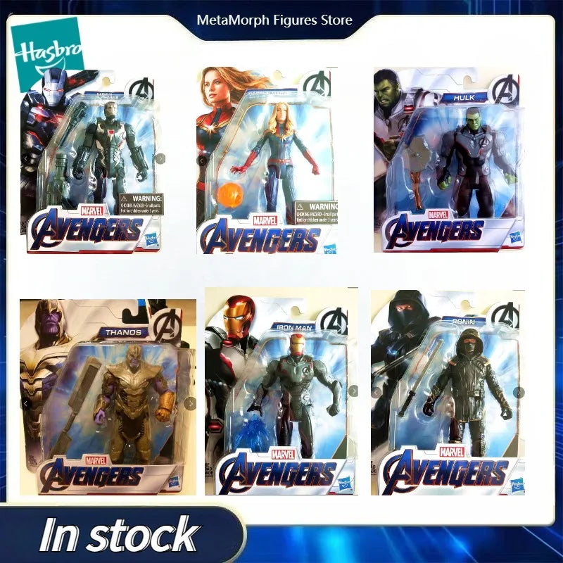Hasbro-figura Original de Marvel The Avengers RONIN/IRON MAN/THANOS/HULK/CAPTAIN MARVEL/WAR MACHINE, figura de Anime, colección de modelos de juguete