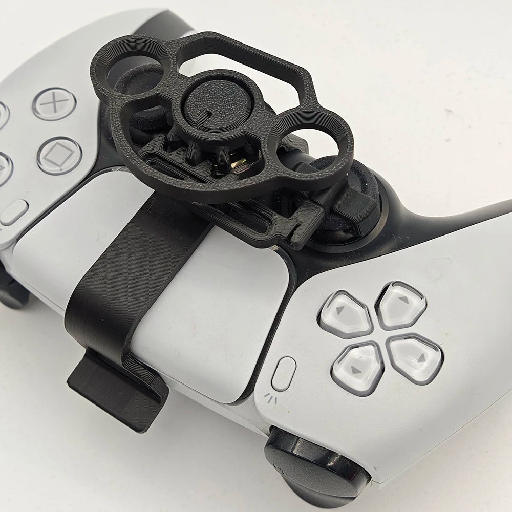 Mini volante de impresión 3D para mando de PS5, simulador auxiliar de carreras, accesorios para mando de PlayStation 5