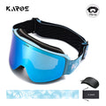 Nuevas gafas de esquí con tapa abatible, doble capa, antiniebla, lente cilíndrica grande, protección UV, gafas para deportes de invierno, Snowboard, motos de nieve