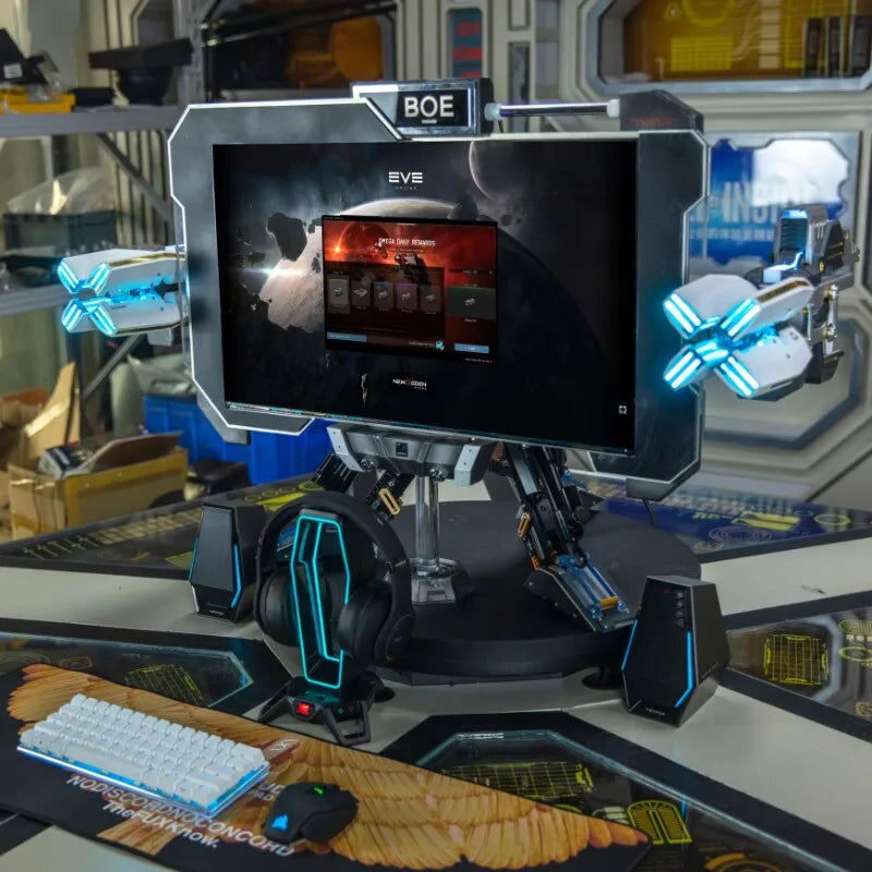 Máquina todo en uno con refrigeración por agua, concepto 4090, para juegos, deportes electrónicos y transmisiones en vivo.