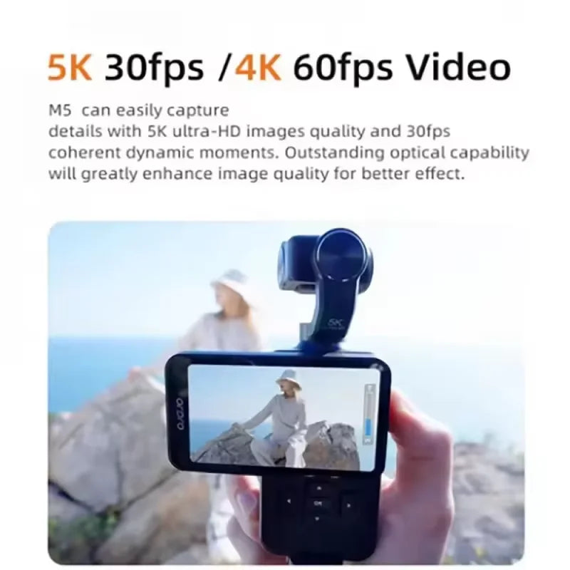 Nueva cámara de acción 4K, videocámara digital portátil de bolsillo, estabilización de 3 ejes, visión nocturna por infrarrojos, cámara para grabar vídeos y vlogs, ideal como regalo.
