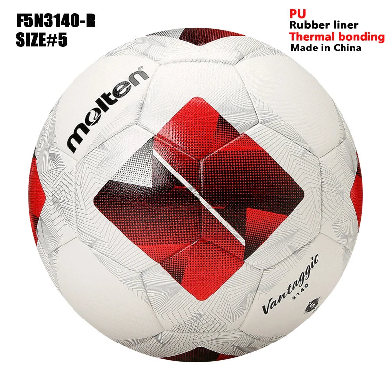 Balones de Fútbol Molten 2027, Tamaño Estándar 5 y 4, Alta Calidad, para Deportes de Equipo al Aire Libre, Partidos, Entrenamientos de Fútbol