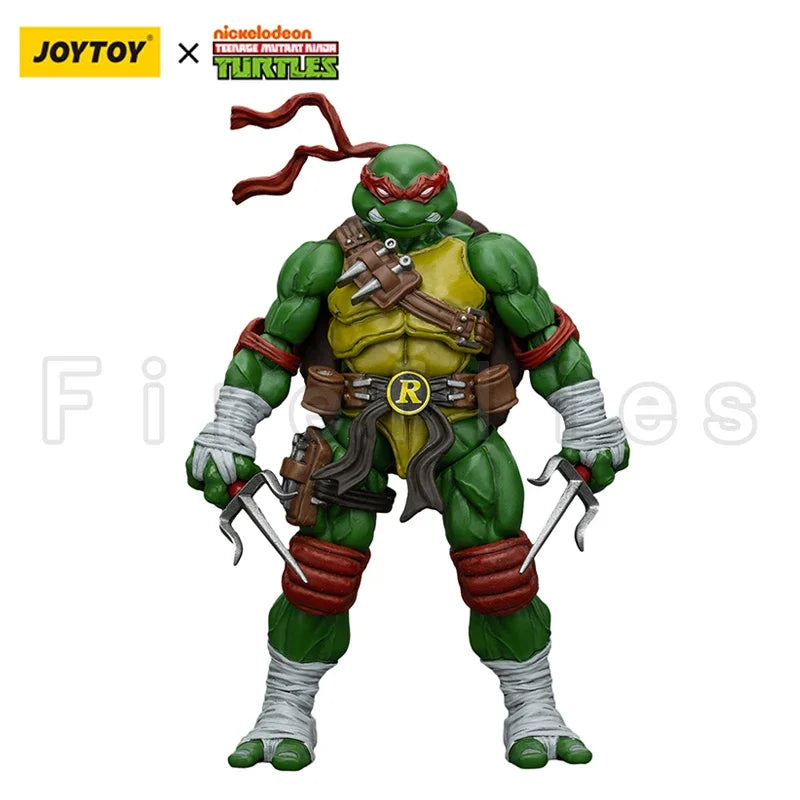 1/18 JOYTOY Action Figure Turtles-Michelangelo Donatello Leonardo Raphael Anime Model Toy