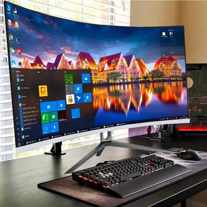 Design All In One Desktop Computer PC AIO Touch PC Core I3 I5 I7 Processor Gamer Computer Desktop All-In-One PC UPS Battery PC