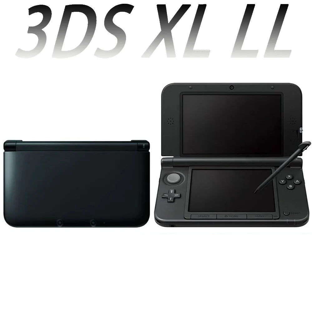 Consola de juegos original 3DS XL LL - Sin arañazos en la pantalla - Consola sin restricciones de región - Con lápiz táctil y cable de datos - 3DS XL / 3DS LL