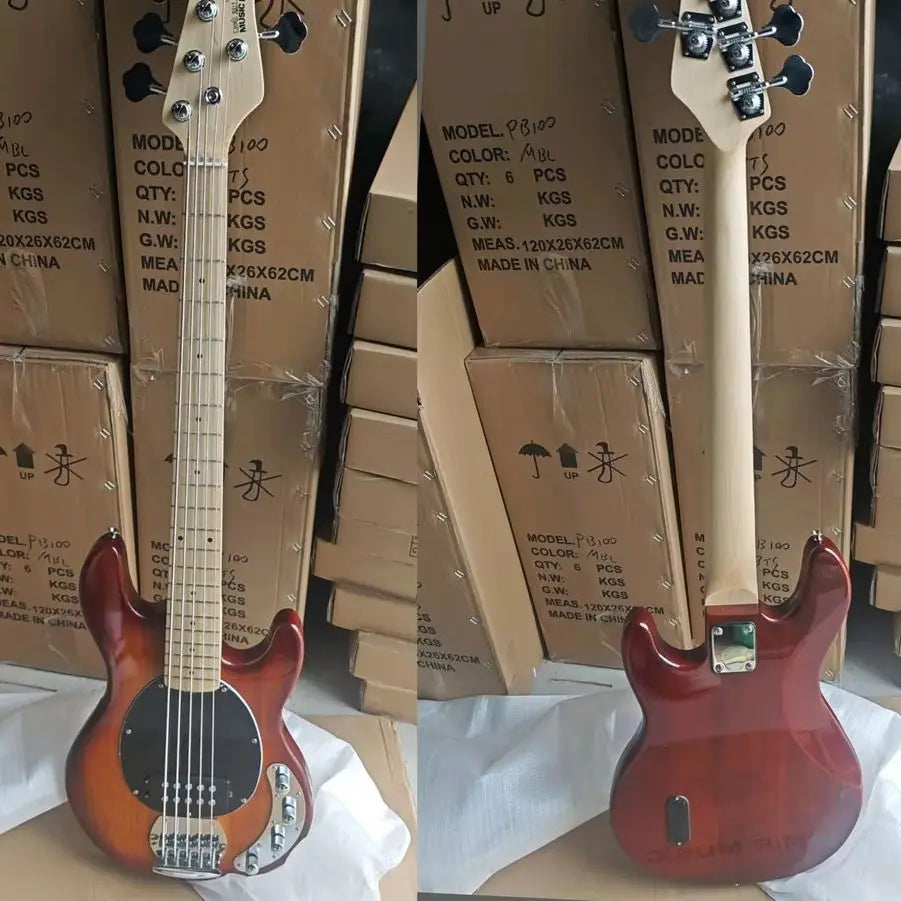 Bajo con pastilla Humbucker de 5 cuerdas, bajo de alta calidad, bajo eléctrico activo, 22 trastes, 2v2t