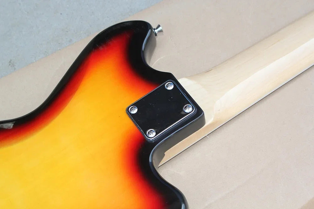 Guitarra Eléctrica Jaguar de 8 Cuerdas para Zurdos, Instrumento Musical de 8 Cuerdas
