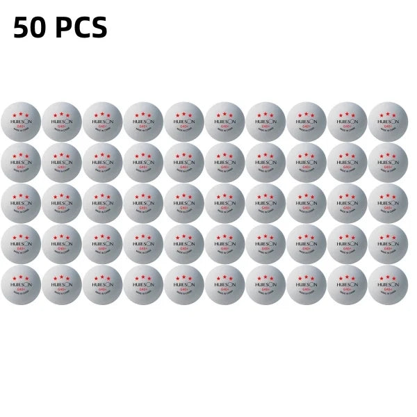 Huieson pelotas de Ping Pong profesionales de 3 estrellas ABS + nuevo Material pelotas de tenis de mesa para Robot de entrenamiento multibalas