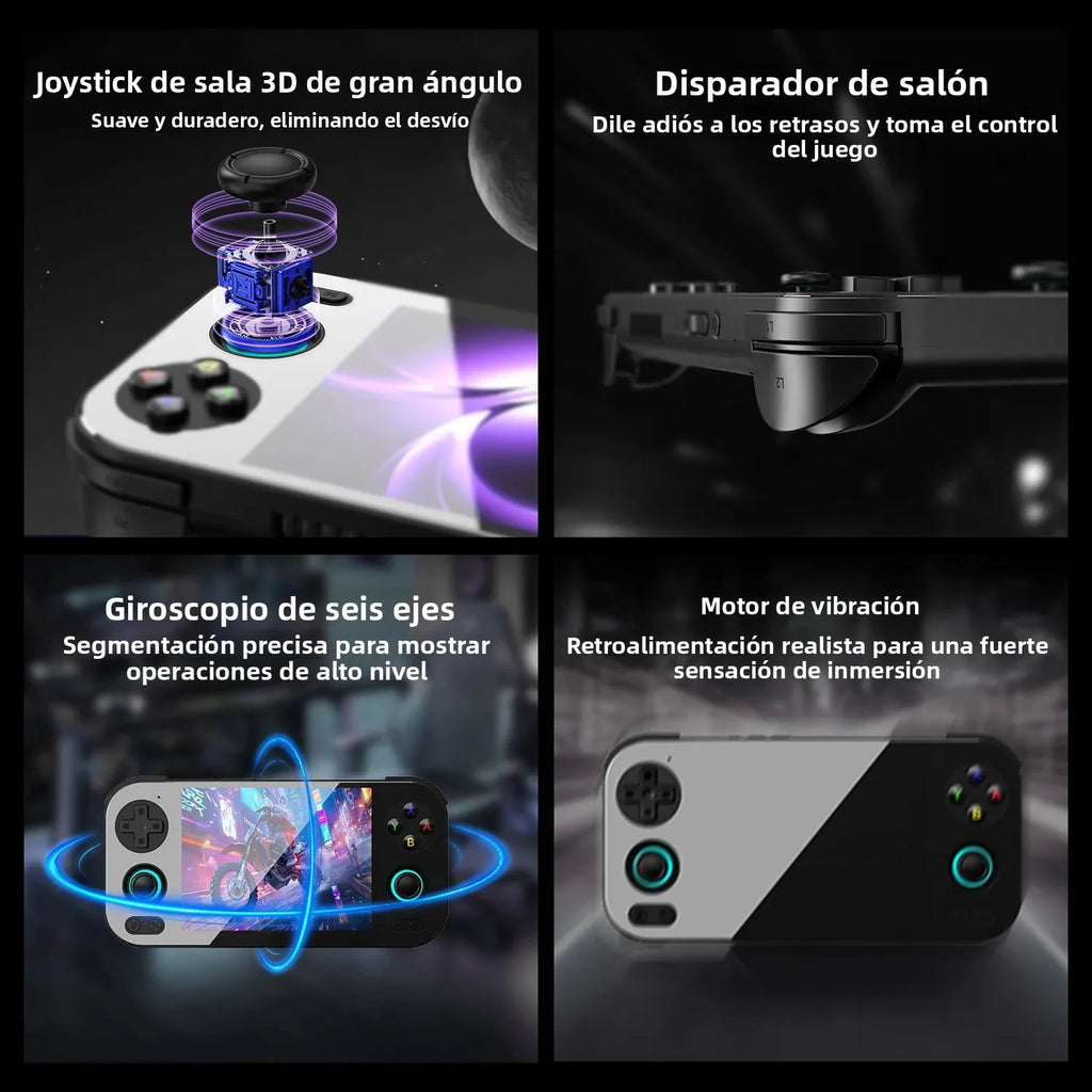 Anbernic RG 476H Handheld Game Console 4.7-inch LTPS In-Cell Screen 3D Hall Joystick Android 13 System Support AI Assistant FOTA
