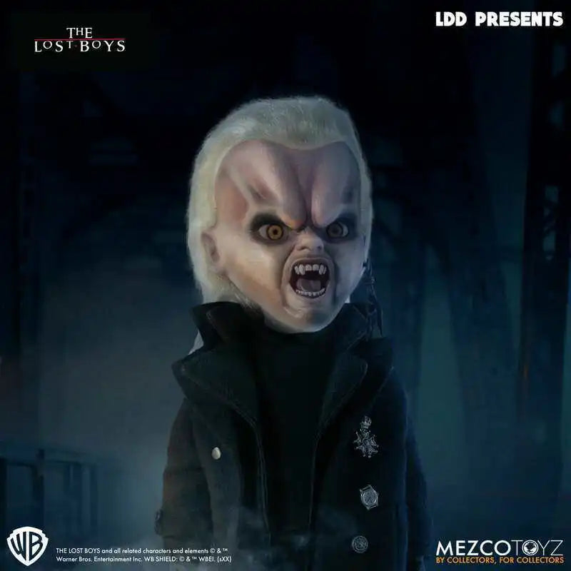 Figura de acción coleccionable de terror Mezco Toyz Living Dead Dolls The Lost Boys David de 10 pulgadas para coleccionistas adultos de terror