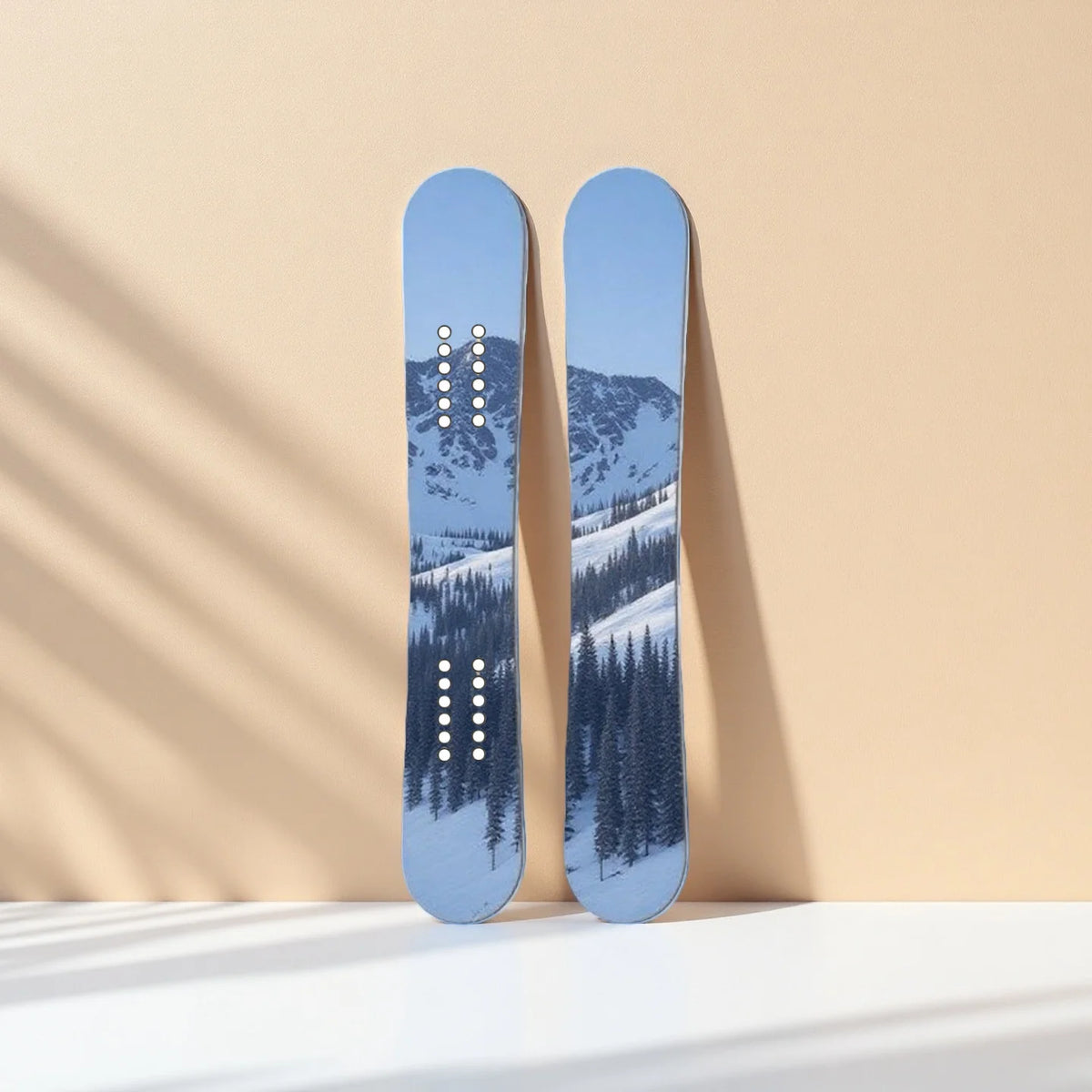Tabla de Snowboard Freestyle para Todo Tipo de Montaña, Construcción de Fibra de Vidrio ABS, Esquís de Álamo, Servicios OEM y ODM, Fabricante de Esquís